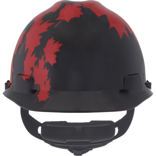 Casque sp&eacute;cialis&eacute; V-Gard, Suspension Rochet, Noir/Rouge Toolneeds Inc.