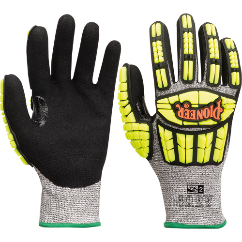 Cut and Impact-Resistant Gloves, Small, Synthetic Palm, Knit Wrist Cuff Toolneeds Inc.