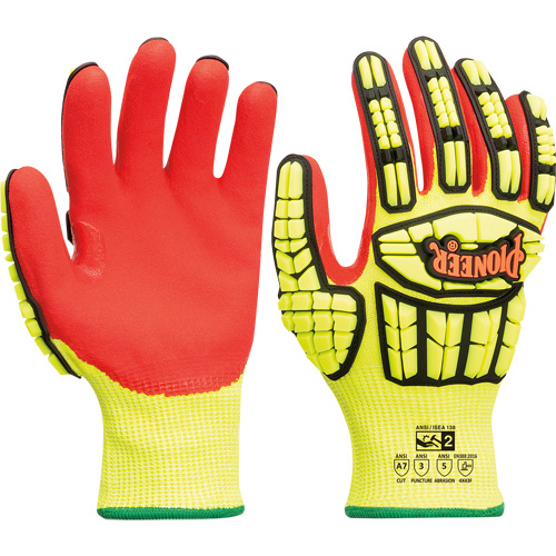Cut and Impact-Resistant Gloves, Small, Synthetic Palm, Knit Wrist Cuff Toolneeds Inc.