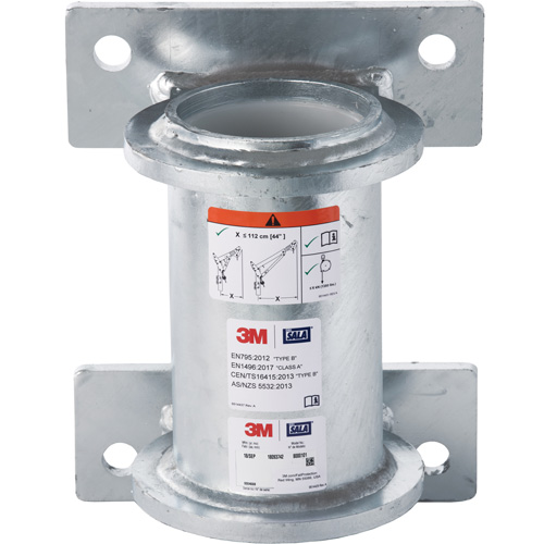 DBI-SALA&reg; Confined Space Wall Mount Base, Galvanized Toolneeds Inc.