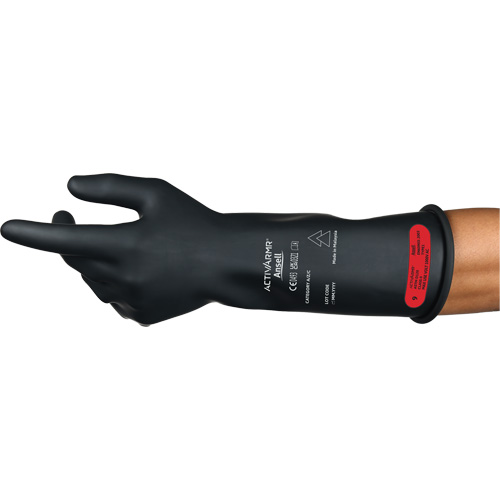 Gants &eacute;lectriques isol&eacute;s ultra l&eacute;gers ActivArmr RIG R014BUL, ASTM classe 0, Taille 7, 14" lo Toolneeds Inc.