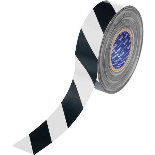 ToughStripe&reg; Max Floor Marking Tape, 2" x 100', Polyester, Black and White Toolneeds Inc.