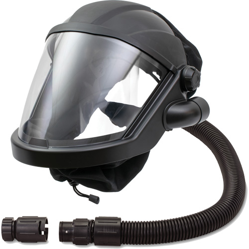 MAXSHIELD&reg; Supplied Air Respirator Shield with Cooler, Universal, Facepiece Toolneeds Inc.
