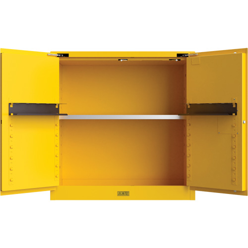 Utili-Guard+ Flammable Safety Cabinet, 30 gal., 1 Door, 43" W x 44" H x 22" D Toolneeds Inc.