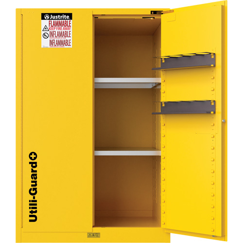 Armoire de s&eacute;curit&eacute; pour produits inflammables Utili-Guard+, 90 gal., 2 Porte(s), 43" La x 65" h x 37" p Toolneeds Inc.