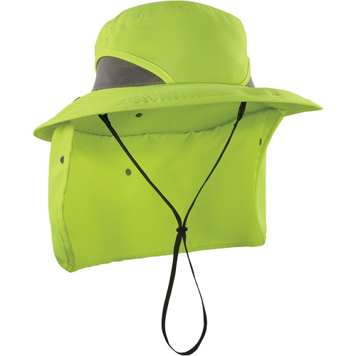 Chapeau de garde forestier 8934 Chill-Its avec prot&egrave;ge-nuque, grand/tr&egrave;s-grand, Lime haute visibilit&eacute; Toolneeds Inc.