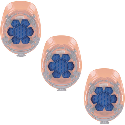Coussin sup&eacute;rieur de refroidissement pour casque de s&eacute;curit&eacute; Chill-Its 6612 &agrave; &eacute;vacuation de lhumidit&eacute; Toolneeds Inc.