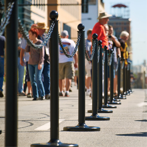 Chaîne de barri&egrave;re en plastique, Vert Toolneeds Inc.