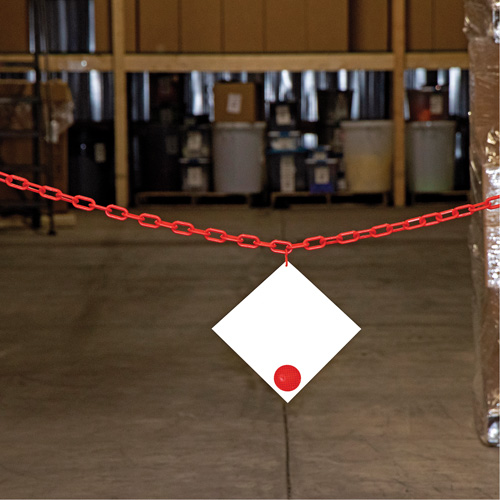 Chaîne de barri&egrave;re en plastique, Vert Toolneeds Inc.