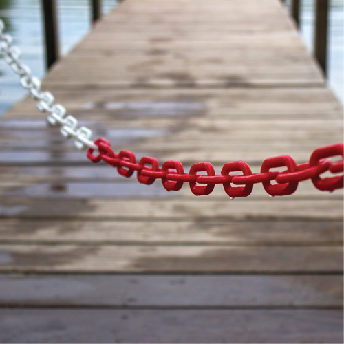 Bicolour Plastic Barrier Chain, Green/White Toolneeds Inc.