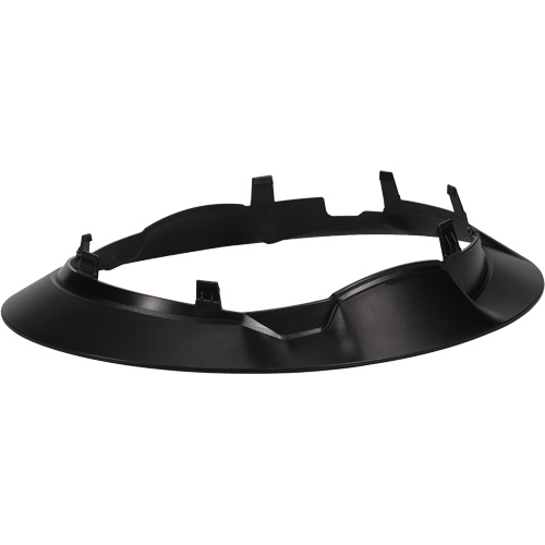 Bordure large compl&egrave;te &agrave; agrafe pour casque d'alpiniste RZRBack, blanc Toolneeds Inc.