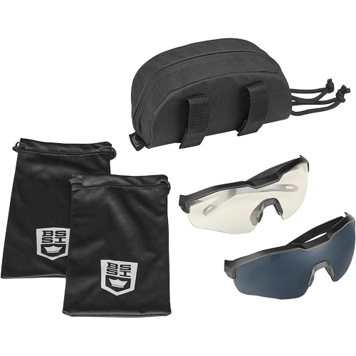 MY6 Safety Glasse Eyeshield Kit, Clear/Smoke Lens, Anti-Fog/Anti-Scratch, ANSI Z87+ Toolneeds Inc.