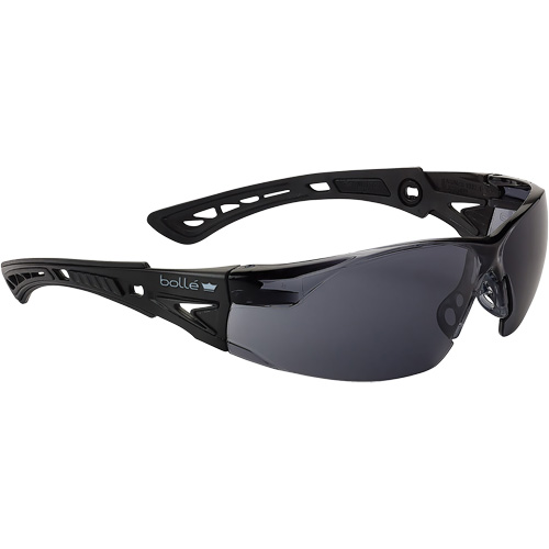Rush+ Small BSSI Safety Glasses, Smoke/Grey Lens, Anti-Fog/Anti-Scratch, ANSI Z87+ Toolneeds Inc.