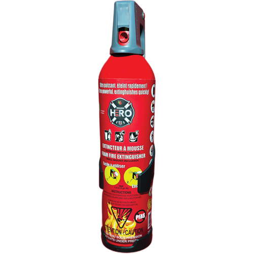 Hero 911 PFAS-Free Fire Extinguisher, ACK, 750 ml Capacity Toolneeds Inc.