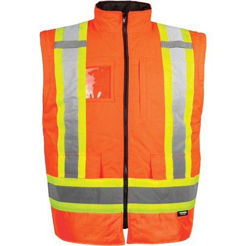 High-Visibility 7-in-1 Jacket, Polyester, High Visibility Orange, Large Toolneeds Inc.