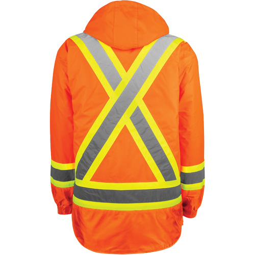 High-Visibility 7-in-1 Jacket, Polyester, High Visibility Orange, Large Toolneeds Inc.