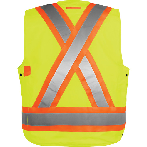 Veste haute visibilit&eacute; pour arpenteur, Orange haute visibilit&eacute;, T-Grand, Polyester Toolneeds Inc.