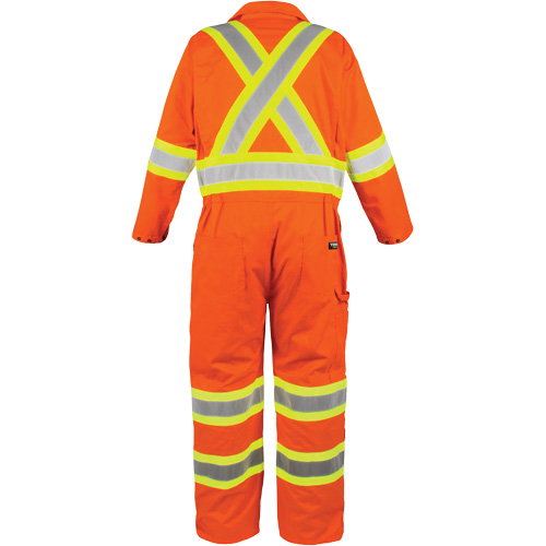 High-Visibility Unlined Coveralls, Small, High Visibility Orange Toolneeds Inc.