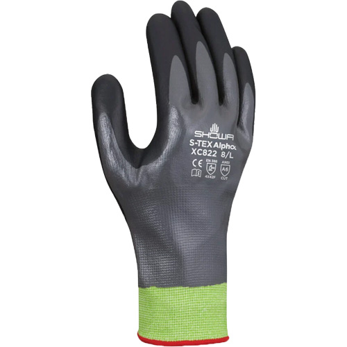 S-TEX Alpha XC822 Cut-Resistant Gloves, Size X-Large/9, 18 Gauge, Nitrile Coated, Tungsten Shell, ASTM ANSI Level A6 Toolneeds Inc.