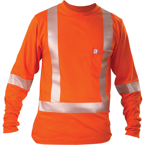 T-shirt &agrave; manches longues, 4T-Grand, Orange Toolneeds Inc.