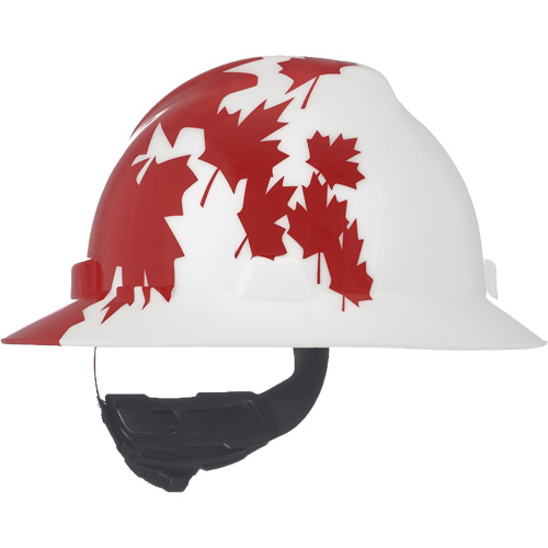 Casque de protection V-Gard &agrave; fentes s&eacute;rie Canadian Freedom, Suspension Rochet, Non ventil&eacute; Toolneeds Inc.