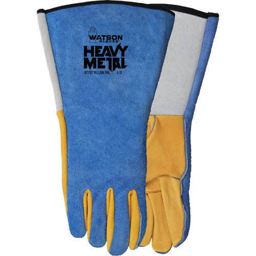 Gants de soudage Yellow Tail MIG/TIG, Cuir fleur de daim/Cuir de vache refendu, Taille T-Grand Toolneeds Inc.