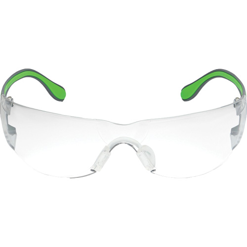 Adapt Lite Grey/Green Safety Glasses, Clear Lens, Anti-Fog/Anti-Scratch, ANSI Z87+/Meets/Exceeds CSA Z94.3 Toolneeds Inc.