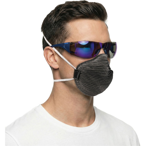 Adapt Lite Safety Glasses, Blue Mirror Lens, Anti-Fog/Anti-Scratch, ANSI Z87+/Meets/Exceeds CSA Z94.3 Toolneeds Inc.