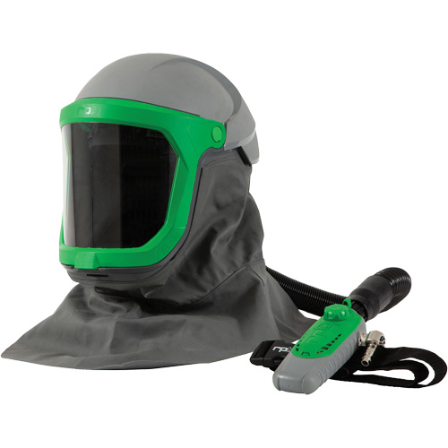 Z-Link Respirator with Safety Lens, FR Shoulder Cape, Breathing Tube & C40, Facepiece Respirator/Welding Helmet Toolneeds Inc.