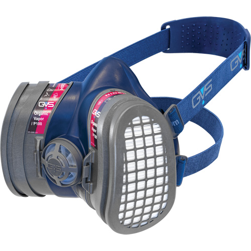 Respirateur Elipse &agrave; profil bas OV/P100 NIOSH avec filtres de rechange, &eacute;lastom&egrave;re/Thermoplastique, Moyen/grand Toolneeds Inc.