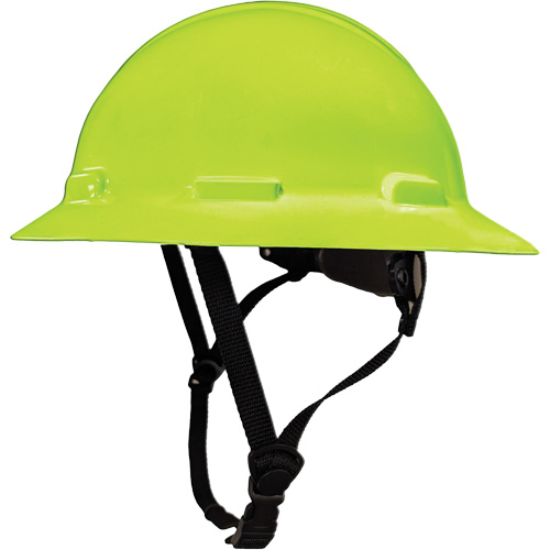 LIDGUARD&reg; Full Brim Hardhat with Chinstrap, Meets CSA Type 2, Ratchet Suspension, Vented Toolneeds Inc.