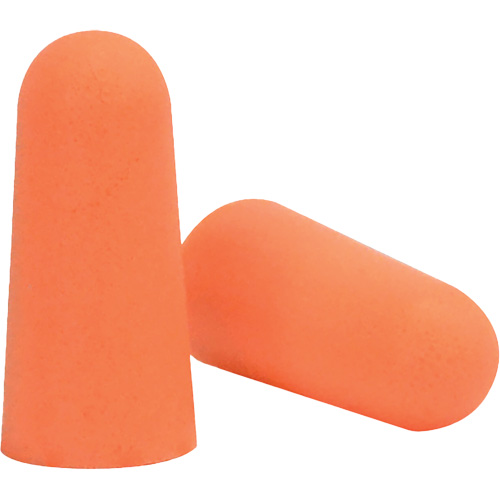 Bouchons d'oreilles coniques jetables en mousse de PU orange SEALTEC33, Vrac - Boîte Toolneeds Inc.