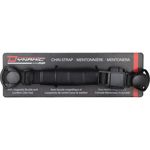 Sangle mentonni&egrave;re &agrave; 4 points Dyna-Clic avec attache magn&eacute;tique et coussinet mentonnier Toolneeds Inc.