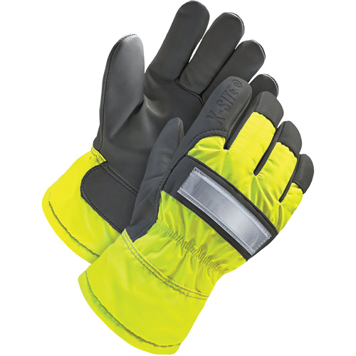 Gants d'ajusteur haute-visibilit&eacute;, 3T-Grand, Paume en Cuir fleur de ch&egrave;vre, Doublure en Thinsulate Toolneeds Inc.