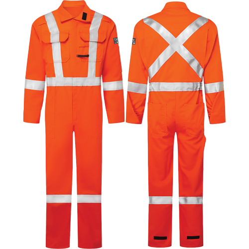 Combinaisons Avenger, 7 oz, Taille 50 grand, Orange haute visibilit&eacute; Toolneeds Inc.