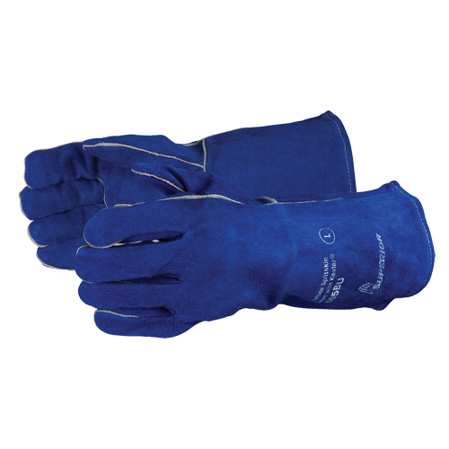 Welding Gloves, Split Cowhide, Size One Size Toolneeds Inc.