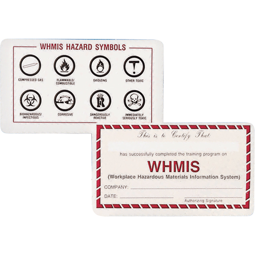 Cartes de portefeuille SIMDUT Toolneeds Inc.