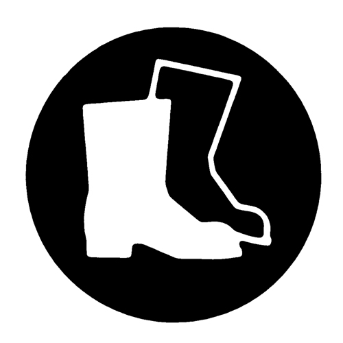 Right to Know Pictogram Labels - Full Protection Suit, Vinyl, Sheet, 5/8" L x 3/4" W Toolneeds Inc.