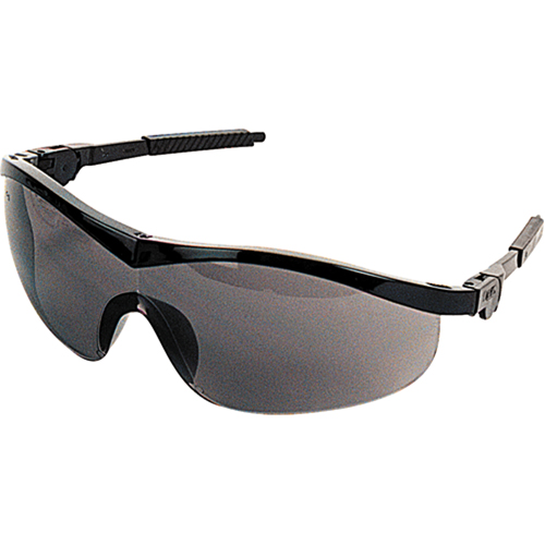Storm&reg; Safety Glasses, Grey/Smoke Lens, Anti-Scratch, ANSI Z87+ Toolneeds Inc.