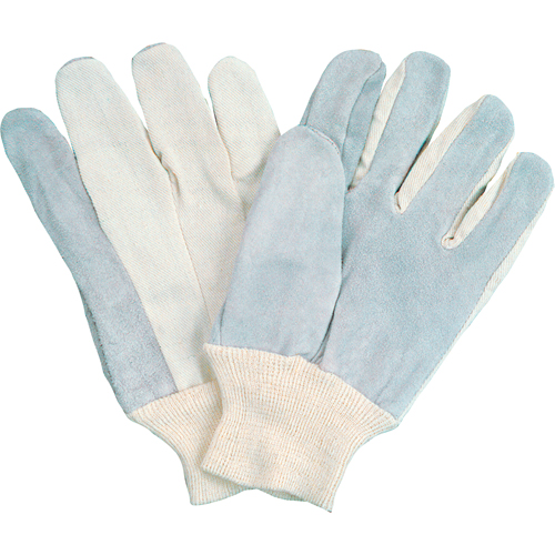 Standard-Duty Full-Index Work Gloves, Large, Split Cowhide Palm Toolneeds Inc.