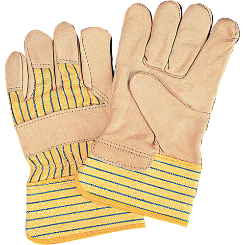 Standard-Duty Dry-Palm Fitters Gloves, Ladies, Grain Cowhide Palm, Cotton Inner Lining Toolneeds Inc.