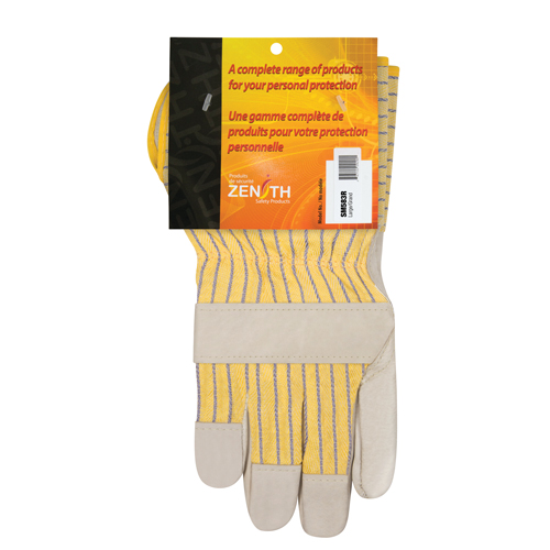 Standard-Duty Dry-Palm Fitters Gloves, Large, Grain Cowhide Palm, Cotton Inner Lining Toolneeds Inc.