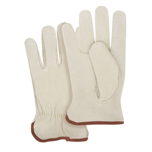 Close-Fit Driver's Gloves, Large, Grain Cowhide Palm Toolneeds Inc.