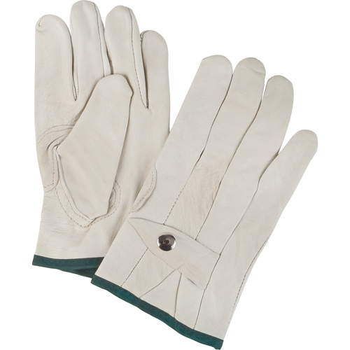 Standard-Duty Ropers Gloves, Medium, Grain Cowhide Palm Toolneeds Inc.