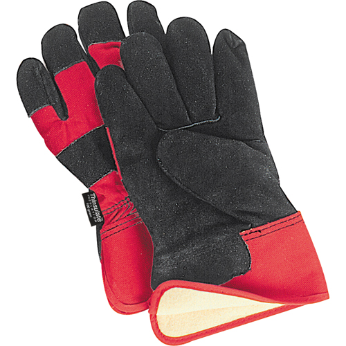Superior Warmth Winter-Lined Fitters Gloves, Large, Split Cowhide Palm, Thinsulate Inner Lining Toolneeds Inc.