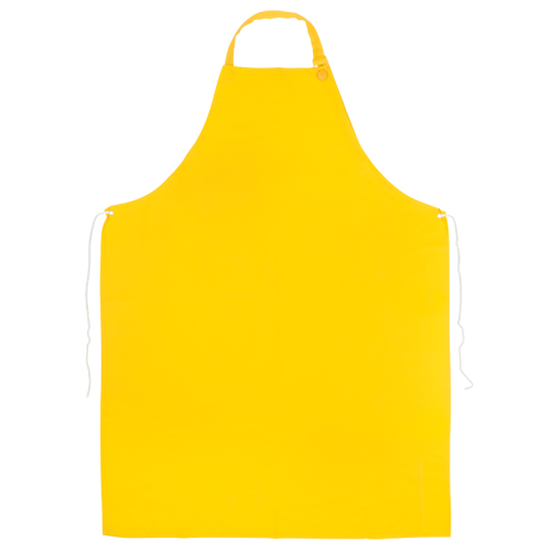 PVC Apron, PVC, Yellow, 35" W x 45" L Toolneeds Inc.