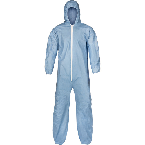 Pyrolon&reg; Plus 2 FR Coveralls, Small, Blue, FR Treated Fabric Toolneeds Inc.