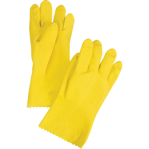 ChemStop Gloves, Size Small/7, 12" L, Latex, Flock-Lined Inner Lining, 16-mil Toolneeds Inc.