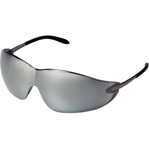 Lunettes de s&eacute;curit&eacute; Blackjack, Lentille Argent/Miroir, Anti-&eacute;gratignures, ANSI Z87+/R&eacute;pond ou surpasse la norme CSA Z94.3 Toolneeds Inc.