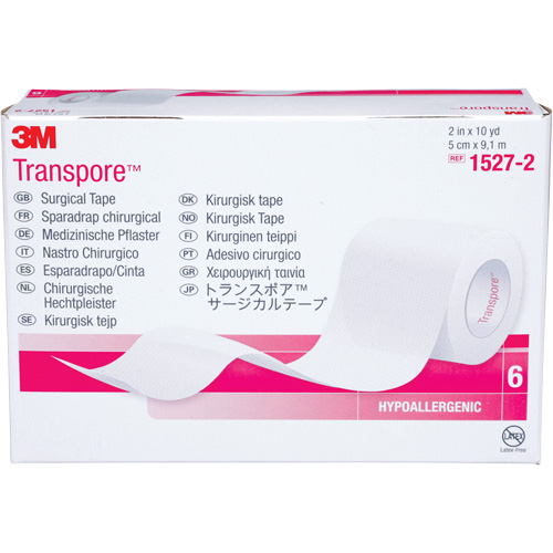 Transpore Surgical Tape, Class 1, 30' L x 2" W Toolneeds Inc.